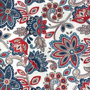 Solarium Guyers Americana Fabric Outdoor 7yds 2 Pieces 54" Wide Red White Blue